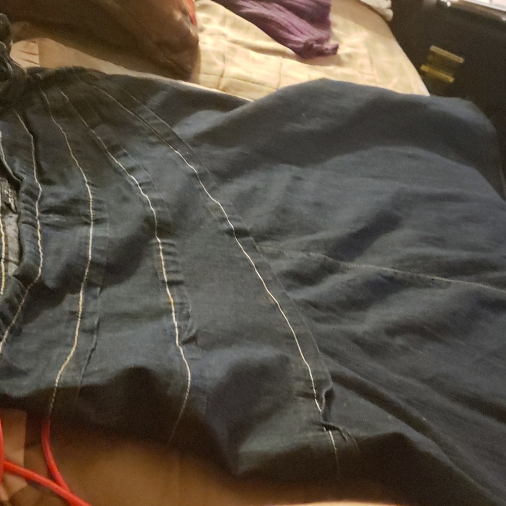 Long Denim Skirt